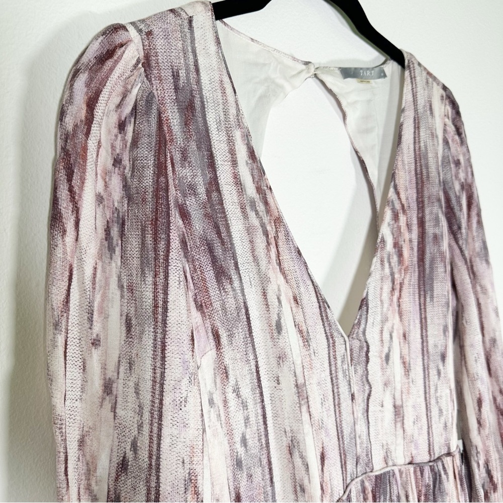 NWT $158 Tart Emeline Maxi Dress in Linear Dust Size XS summer boho Easter - Picture 5 of 17